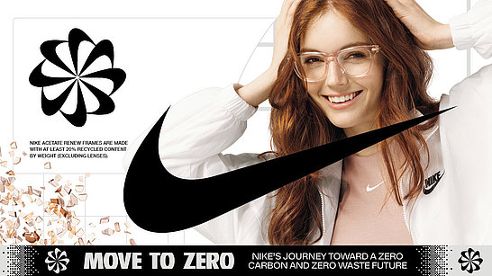 Portrait einer Sportlerin mit Nike Brille