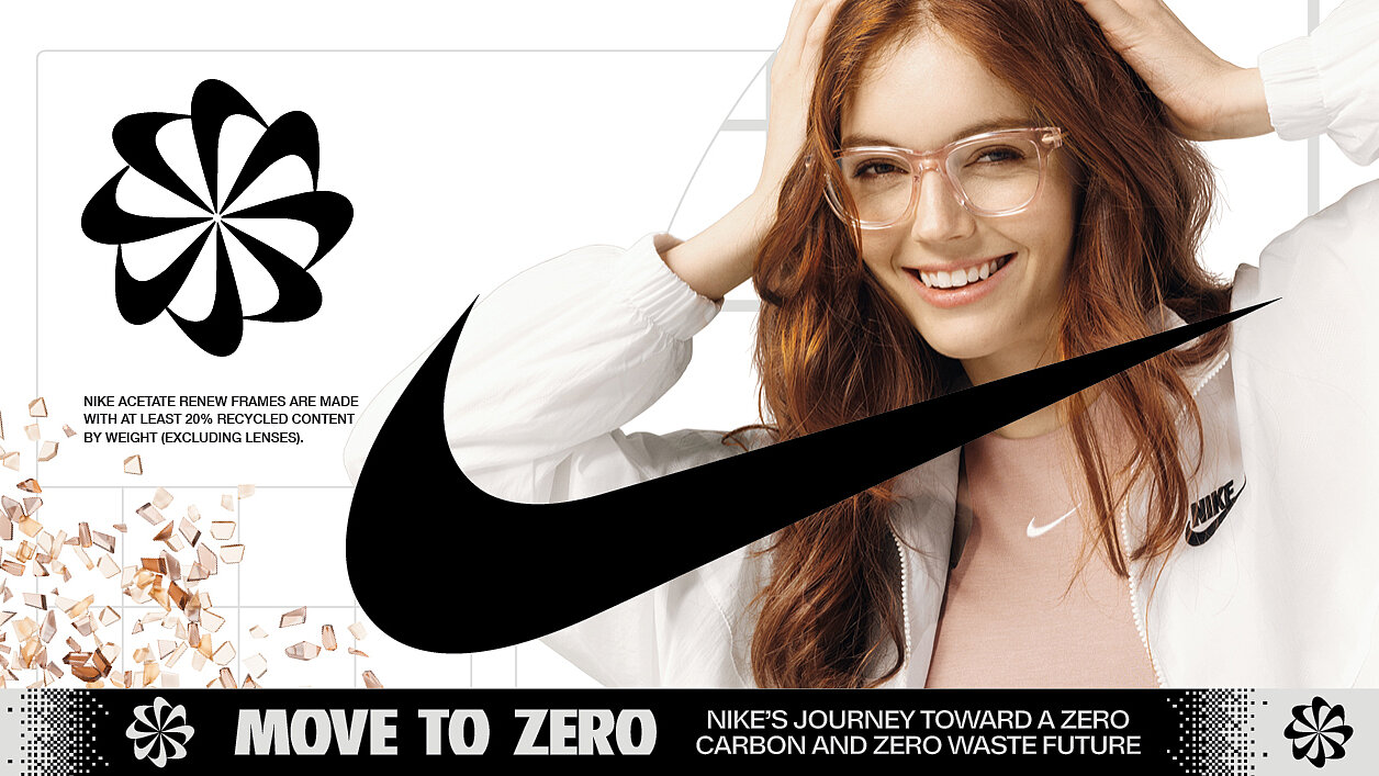 Portrait einer Sportlerin mit Nike Brille