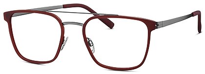 Titanflex Brille mit roter Fassung