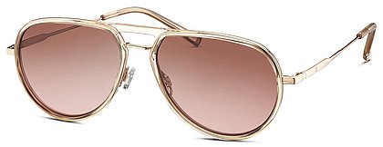 Humphrey's Sonnenbrille mit braunen Gläsern im Piloten-Stil