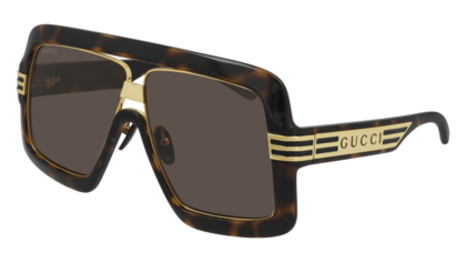 Gucci Sonnenbrille mit dunklen Gläsern