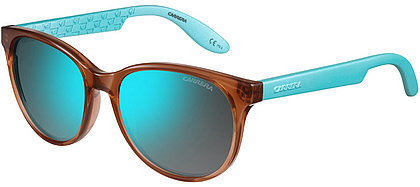Carrera Sonnenbrille mit blauen Bügeln
